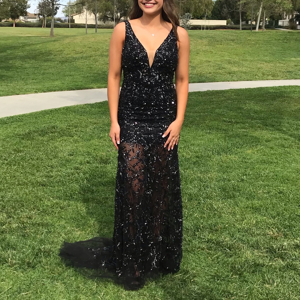 Jovani Black prom gown